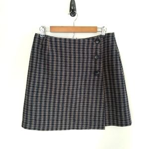 VTG G.H. Bass & Co Wool Houndstooth Skirt